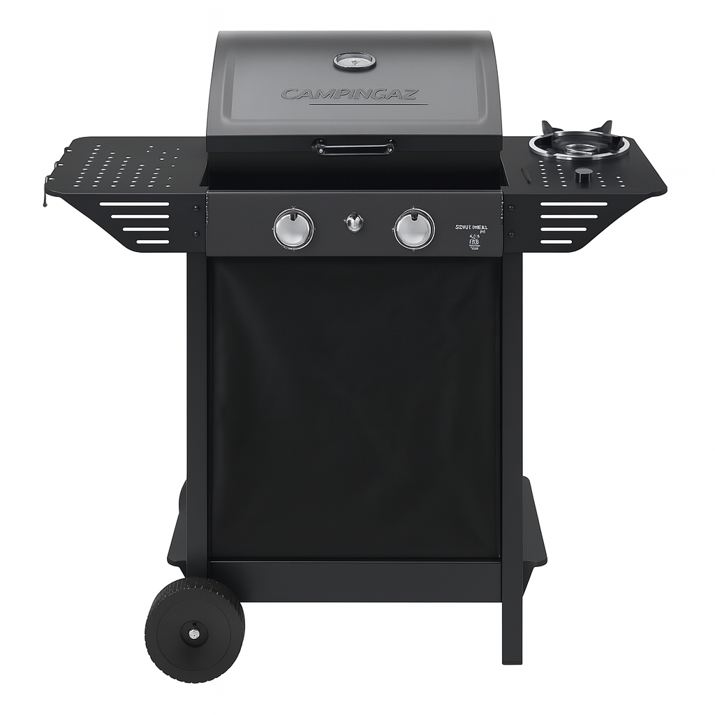 BARBECUE A GAS CON PIETRA LAVICA XPERT 100LS PLUS 7,1+2,1KW MADE IN ITALY