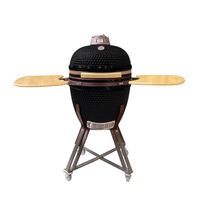 Kamado Barbecue a Carbone 54cm Nero