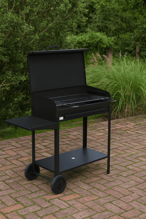 BARBECUE A CARBONE VANESSA CM.50X40X80H CON RUOTE