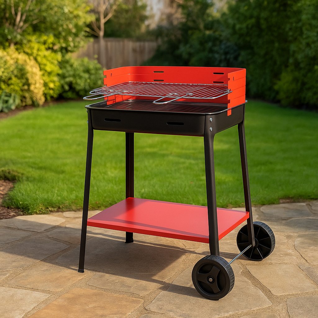 Barbecue in Acciaio 504.50 con Ruote