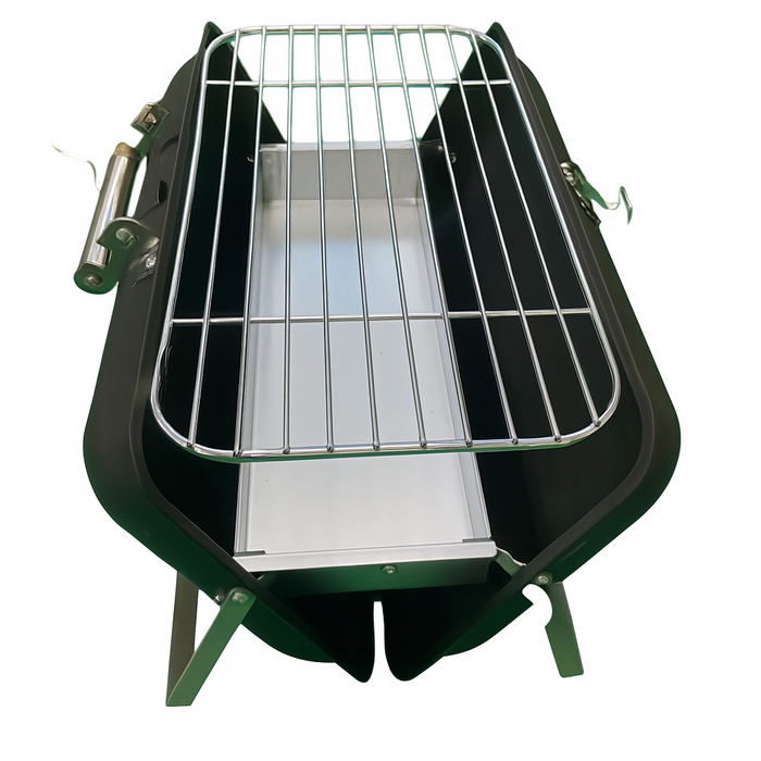 Barbecue a Carbone Portatile con Valigetta – 44x28x32 cm