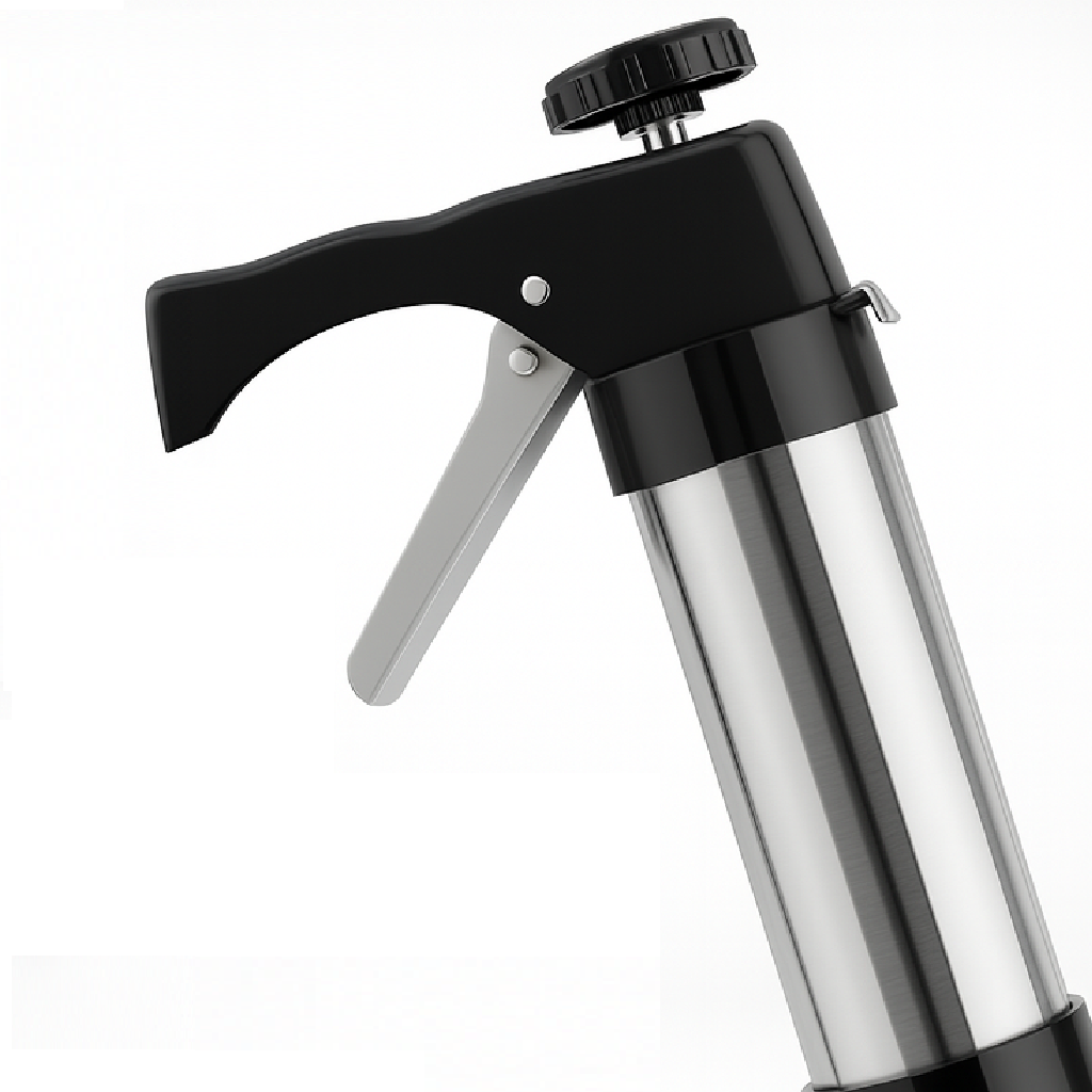 Spara Biscotti in Acciaio con 8 Beccucci e 8 Trafile per Dolci e Decorazioni