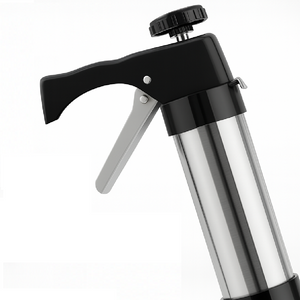 Spara Biscotti in Acciaio con 8 Beccucci e 8 Trafile per Dolci e Decorazioni