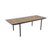 Tavolo da esterno allibert 270946 porto black e ashwood
