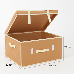 Scatole per il Cambio Stagione KIT 4pz in TNT Salvaspazio Pieghevole 50x40 H25cm