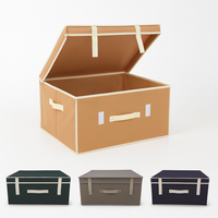 Scatole per il Cambio Stagione KIT 4pz in TNT Salvaspazio Pieghevole 50x40 H25cm