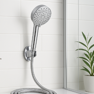 Doccetta con Supporto e Laccio 2 mt Ugelli in Silicone Anticalcare 3 Funzioni