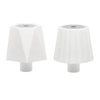 HIGH-TECH LAMPADA PER BOTTIGLIA BIANCA A LED FORME GEOMETRICHE RICARICA USB - INTERRUTTORE TOUCH - 3 TONALITÀ DI LUCE - ASSORTITA