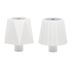 HIGH-TECH LAMPADA PER BOTTIGLIA BIANCA A LED FORME GEOMETRICHE RICARICA USB - INTERRUTTORE TOUCH - 3 TONALITÀ DI LUCE - ASSORTITA