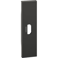 Cover Bticino Living Now per connettore HDMI 1 modulo nera KG14