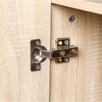 Madia Mobiletto Credenzina Legno 2Ante 2Ripiani Cucina Bagno Ufficio Salvaspazio