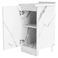 Mobile Cucina Componibile Base 1 anta Colore Bianco Marmo 40x50 H 85 cm