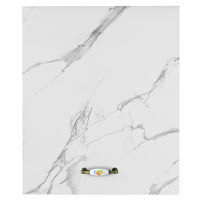 Mobile Cucina Pensile 1 Anta Componibile in Legno Colore Bianco Marmo 60x32 H72cm