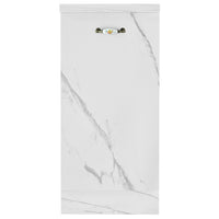 Mobile Cucina Componibile Base 1 anta Colore Bianco Marmo 40x50 H 85 cm