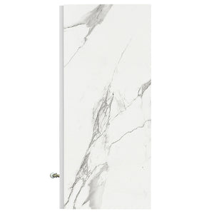 Pensile da Cucina Scolapiatti Sistema Raccogli Gocce Mobile Colore Bianco Marmo 80cm