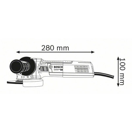 SMERIGLIATRICE ANGOLARE ELETTRICA BOSCH 900W X-LOCK GWX 9-115 S