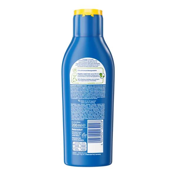 NIVEA SUN PROTECT & HYDRATE CON VITAMINA C E ACIDO IALURONICO PROTEGGE DAI DANNI UV A BREVE E LUNGO TERMINE SPF 50+ MOLTO ALTA 200 ML