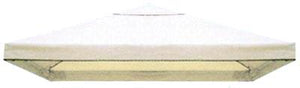TELO PER GAZEBO TOP CON BORDO ECRU BEIGE 3 X 3