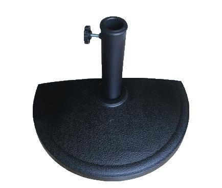 BASE PER OMBRELLONE DA MURO MEZZA LUNA