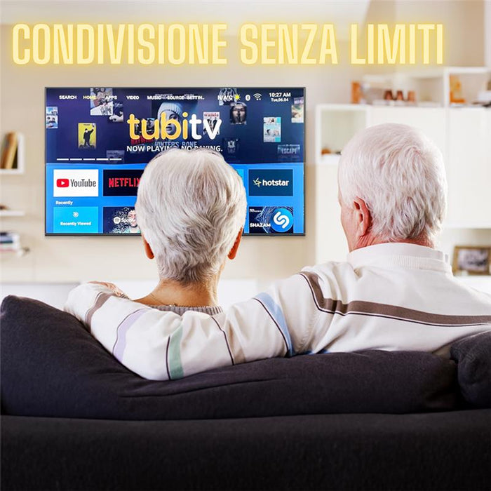 NOVA SMART TV PANEL CLASS A 43 FHD CON BLUETOOTH ANDROID 14 USB SUPPORT