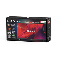 NOVA SMART TV PANEL CLASS A 43 FHD CON BLUETOOTH ANDROID 14 USB SUPPORT