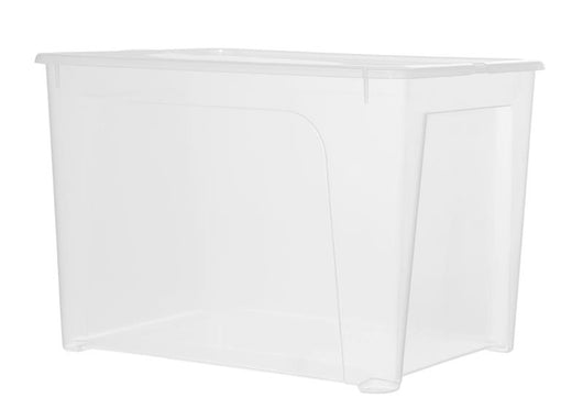 BOX TRASPARENTE MULTIUSO CON COPERCHIO CAPACITÀ 24 LT DIMENSIONI 40X30X28 CM