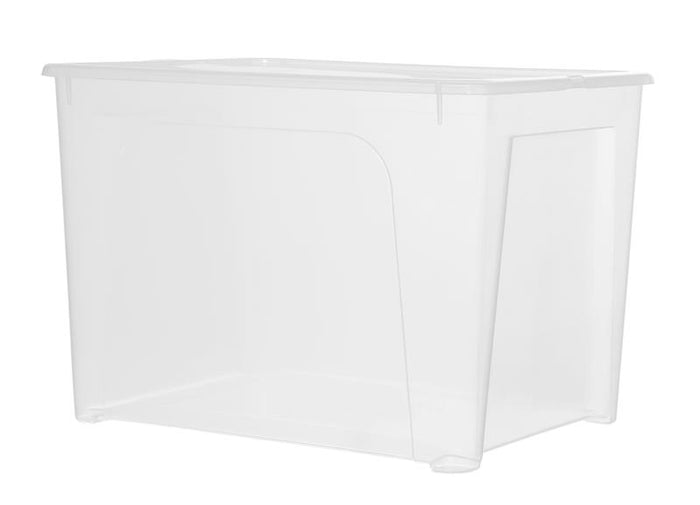 BOX TRASPARENTE MULTIUSO CON COPERCHIO CAPACITÀ 24 LT DIMENSIONI 40X30X28 CM