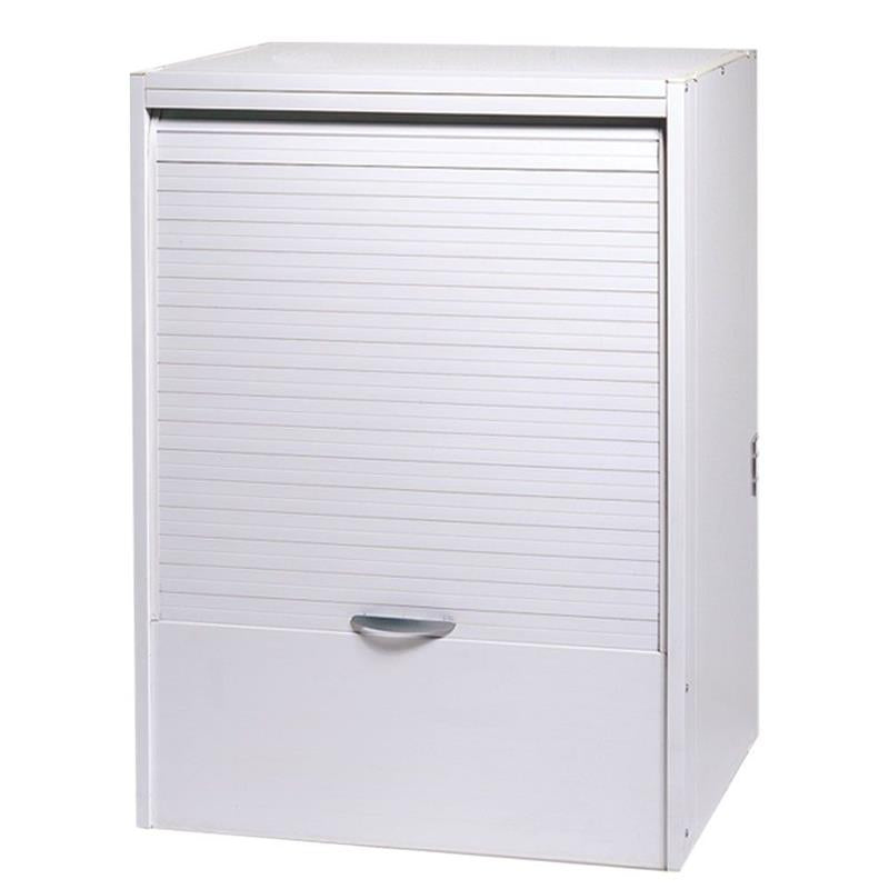 MOBILE COPRILAVATRICE CON SERRANDA SCORREVOLE IN RERSINA  67 X 59 X 91 BIANCO