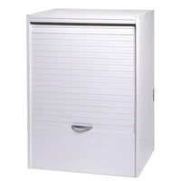 MOBILE COPRILAVATRICE CON SERRANDA SCORREVOLE IN RERSINA  67 X 59 X 91 BIANCO