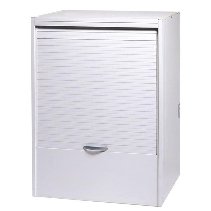 MOBILE COPRILAVATRICE CON SERRANDA SCORREVOLE IN RERSINA  67 X 59 X 91 BIANCO