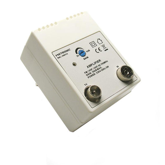 METRONIC 440112 AMPLIFICATORE ANTENNE TV 1 USCITA