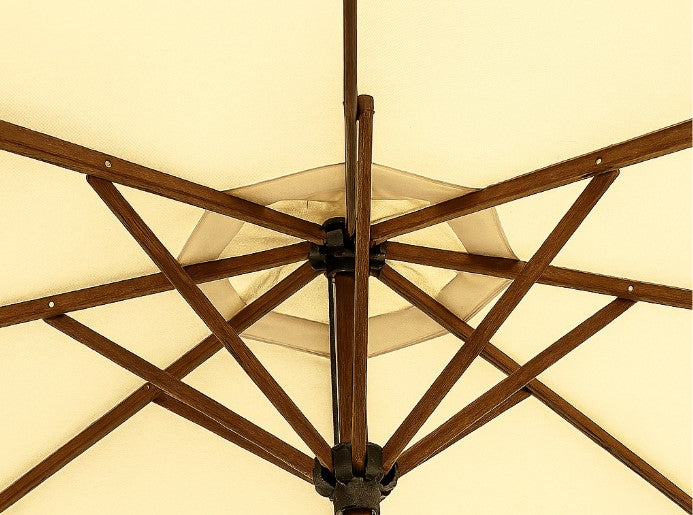 OMBRELLONE LEGNO DECENTRATO ASTER 3X3 PALO 75