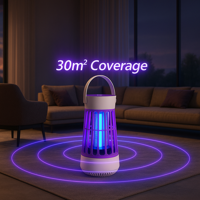 Elettroinsetticida LED 5 W con aspirazione