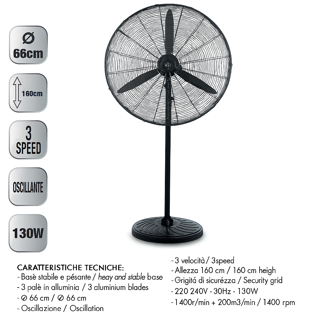 VENTILATORE A PIANTANA VE1960 D