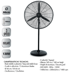 VENTILATORE A PIANTANA VE1960 D