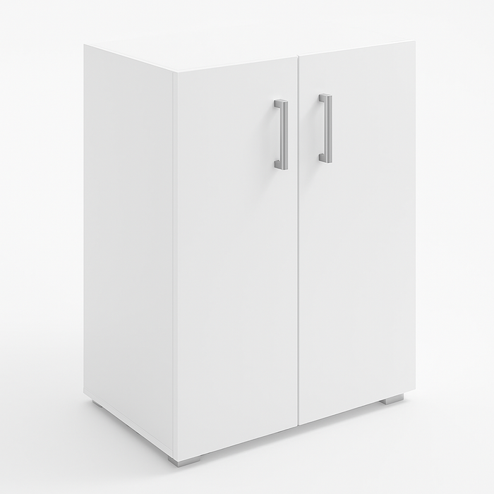 Madia Mobiletto Credenzina Legno 2Ante 2Ripiani Cucina Bagno Ufficio Salvaspazio