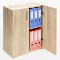 Madia Mobiletto Credenzina Legno 2Ante 2Ripiani Cucina Bagno Ufficio Salvaspazio