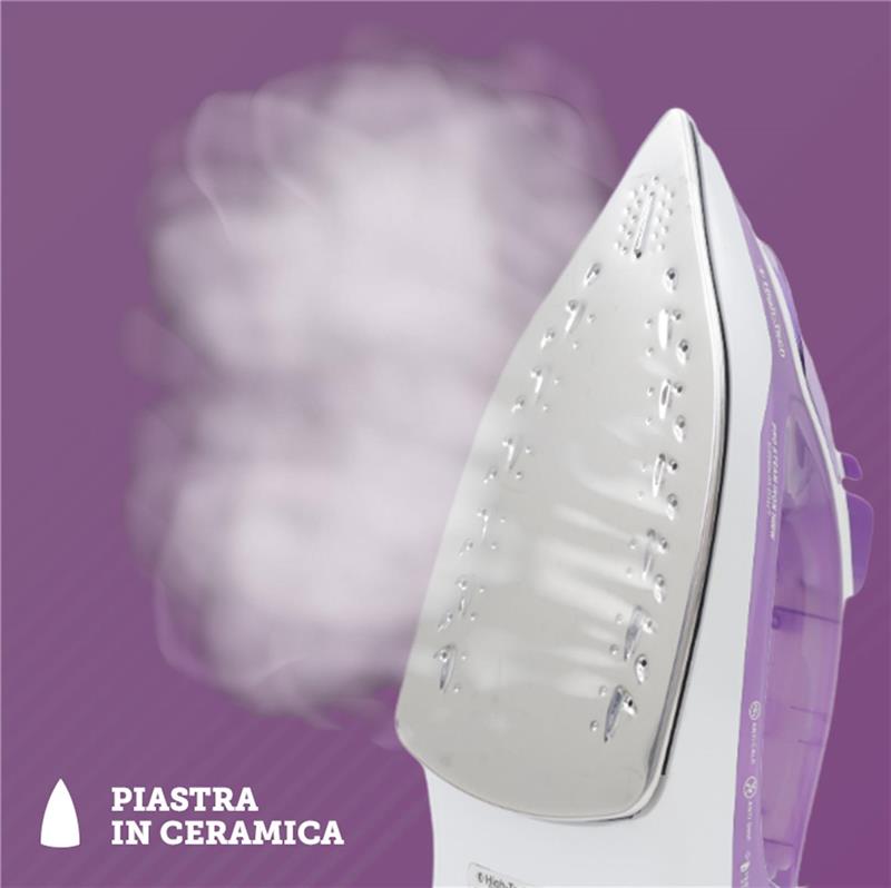 HIGH- TECH FERRO DA STIRO  CON PIASTRA IN ACCIAIO 2000 W