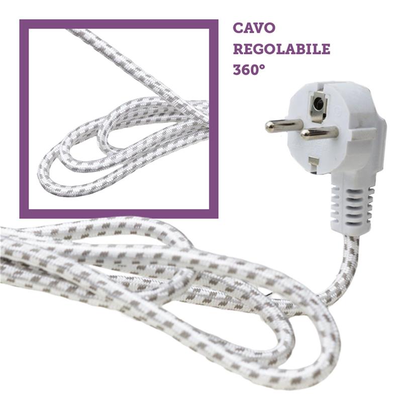 HIGH- TECH FERRO DA STIRO  CON PIASTRA IN ACCIAIO 2000 W