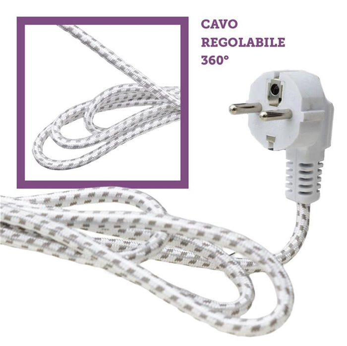 HIGH- TECH FERRO DA STIRO  CON PIASTRA IN ACCIAIO 2000 W