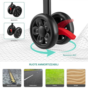 Passeggino per Animali Domestici Cestello Rimovibile Carrozzina Cani Gatti Grigio