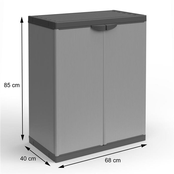 ARMADIETTO PER LA RACCOLTA DIFFERENZIATA PER INTERNO E ESTERNO 68X40X85 CM