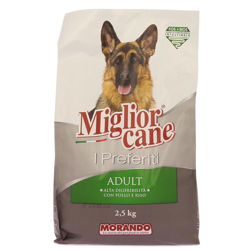 MIGLIOR CANE I PREFERITI CROCCHETTE POLLO E RISO ALTA DIGERIBILITA' 2.5 KG
