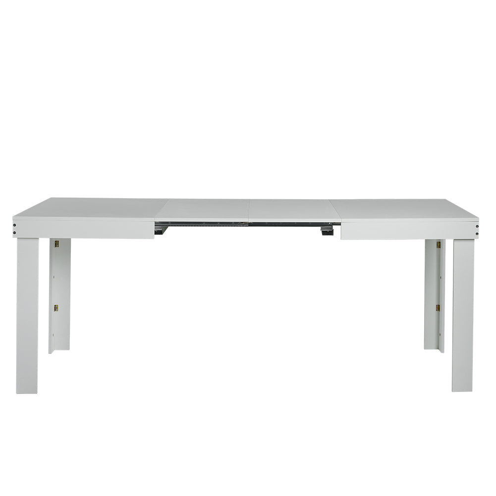 Tavolo da Pranzo Allungabile Fino a 6 Posti 120-200cm Bianco Cucina Estensibile