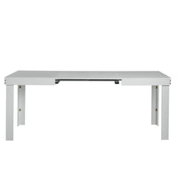Tavolo da Pranzo Allungabile Fino a 6 Posti 120-200cm Bianco Cucina Estensibile