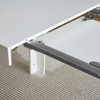 Tavolo da Pranzo Allungabile Fino a 6 Posti 120-200cm Bianco Cucina Estensibile