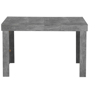 Tavolo da Pranzo Allungabile Fino 6 Posti 120-200cm Cemento Cucina Estensibile