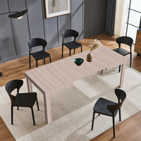 Tavolo da Pranzo Allungabile Fino a 6 Posti 120-200cm Olmo Cucina Estensibile