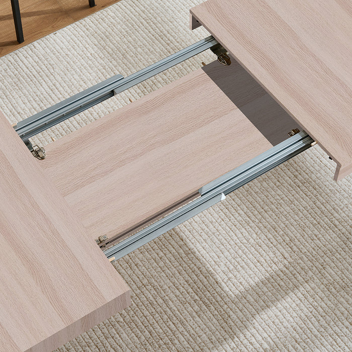 Tavolo da Pranzo Allungabile Fino a 6 Posti 120-200cm Olmo Cucina Estensibile