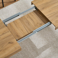 Tavolo da Pranzo Allungabile Fino 6 Posti 120-200cm Quercia Cucina Estensibile